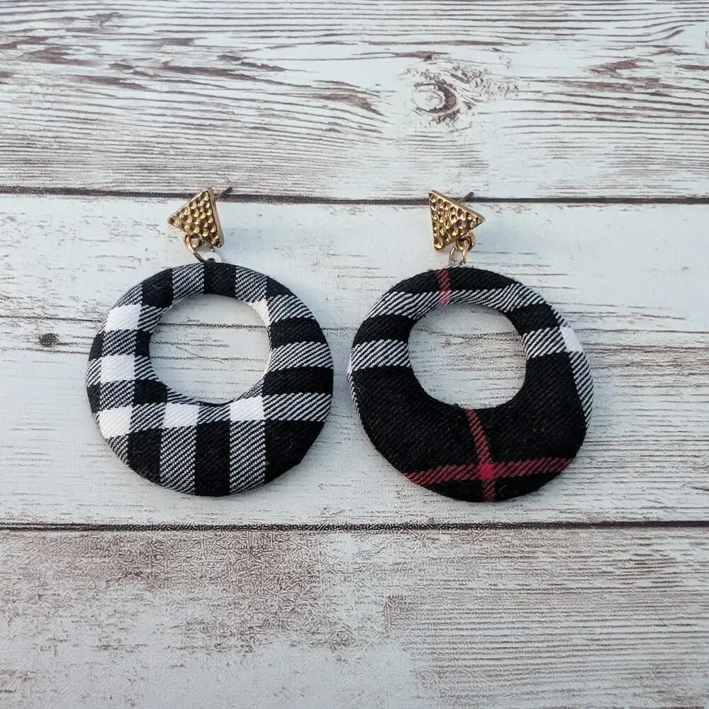 Vintage Earrings For Pierced Ears - Pattered Dangle